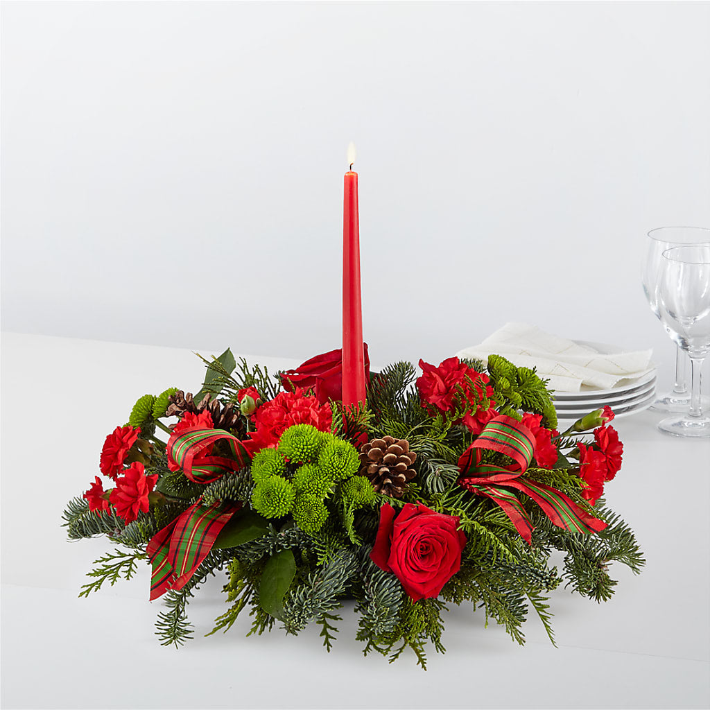 By the Candlelight Centerpiece – Precious Flowers And Gifts, Ceres CA
