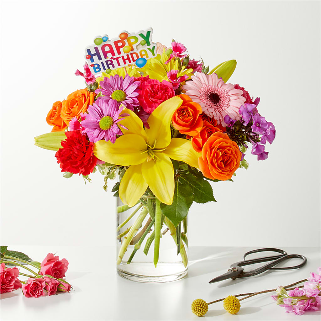Cue the Confetti - A Florist Original – Precious Flowers And Gifts, Ceres CA