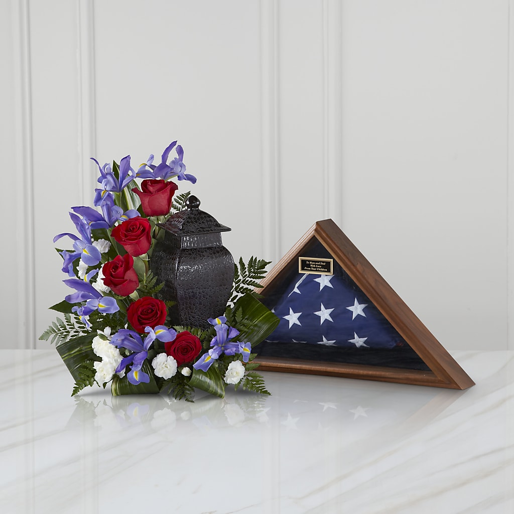 Patriotic Tribute Arrangement – Precious Flowers And Gifts, Ceres CA