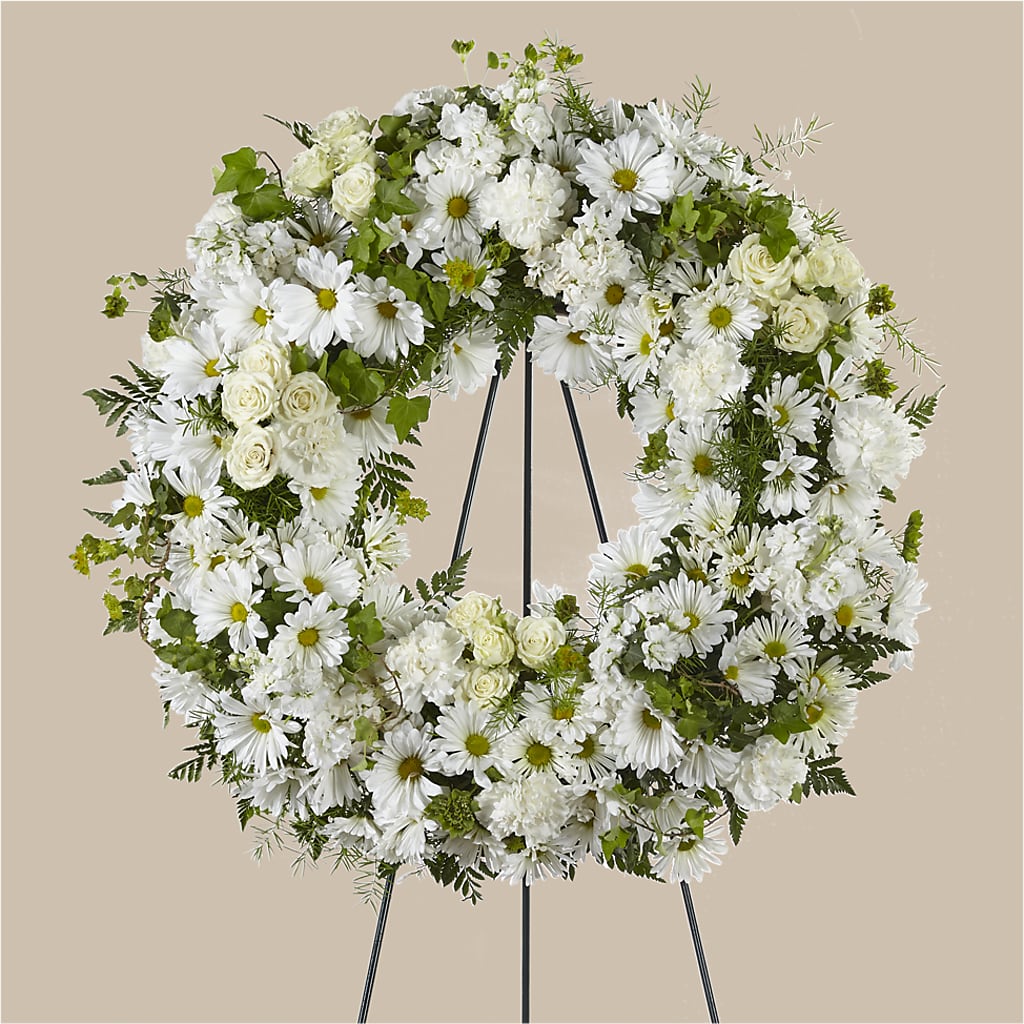 Faithful Wishes Wreath – Precious Flowers And Gifts, Ceres CA