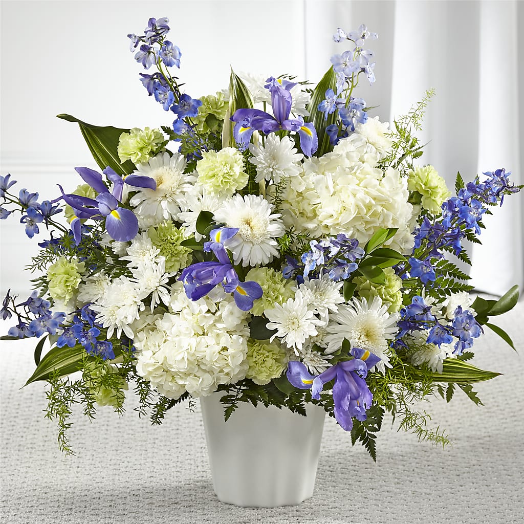 Soft Serenity Floor Basket – Precious Flowers And Gifts, Ceres CA