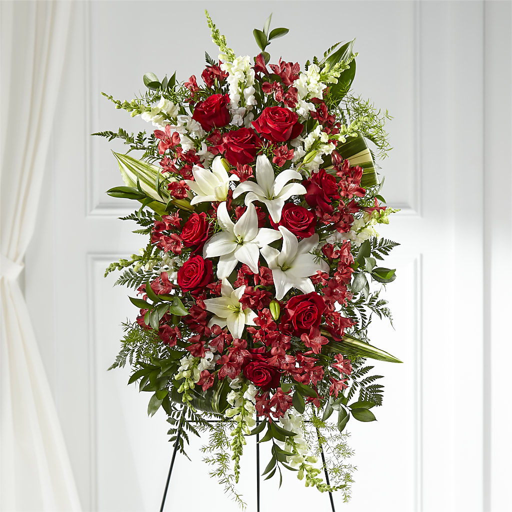 Everlasting Memory Standing Spray – Precious Flowers And Gifts, Ceres CA