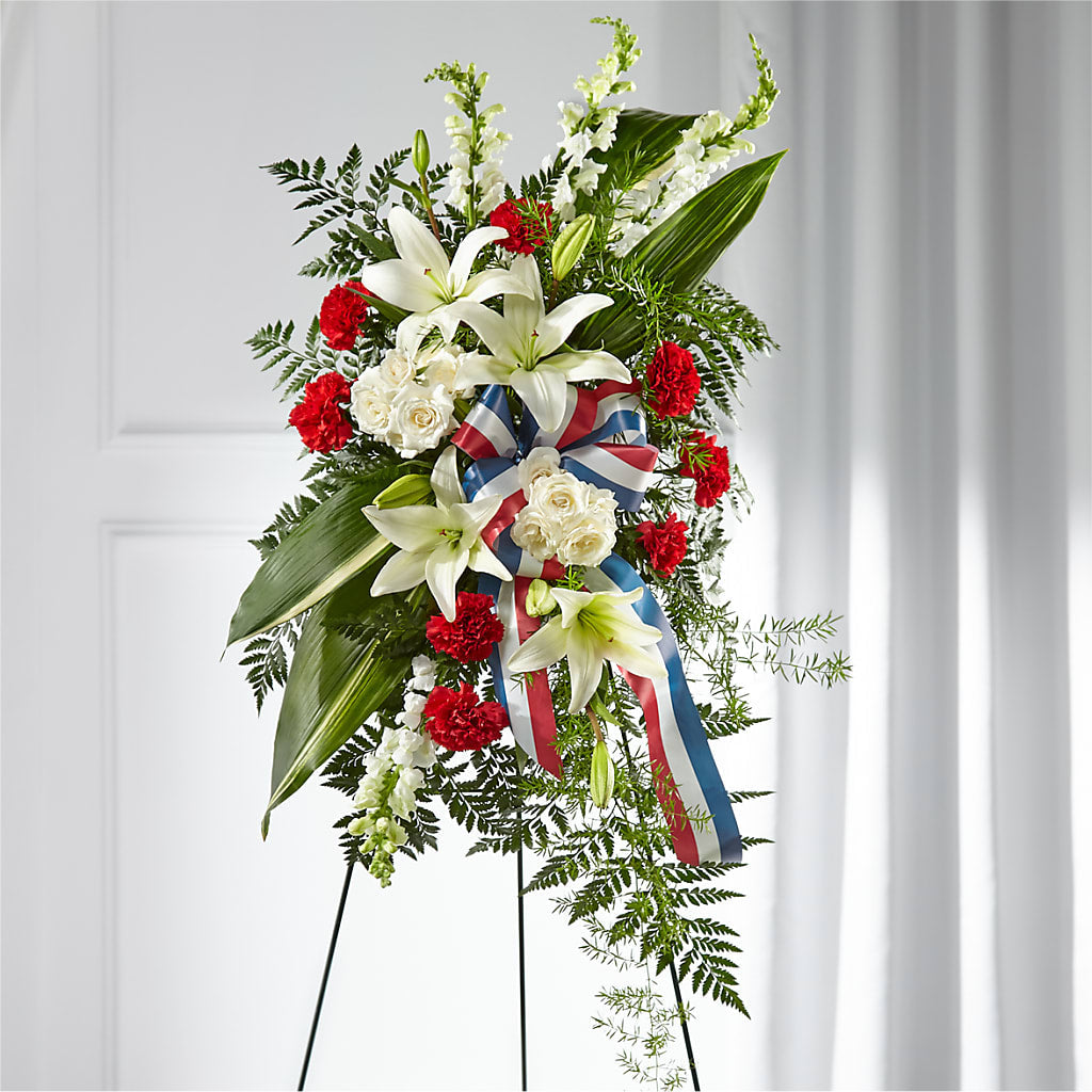 Stars of Life Standing Spray – Precious Flowers And Gifts, Ceres CA