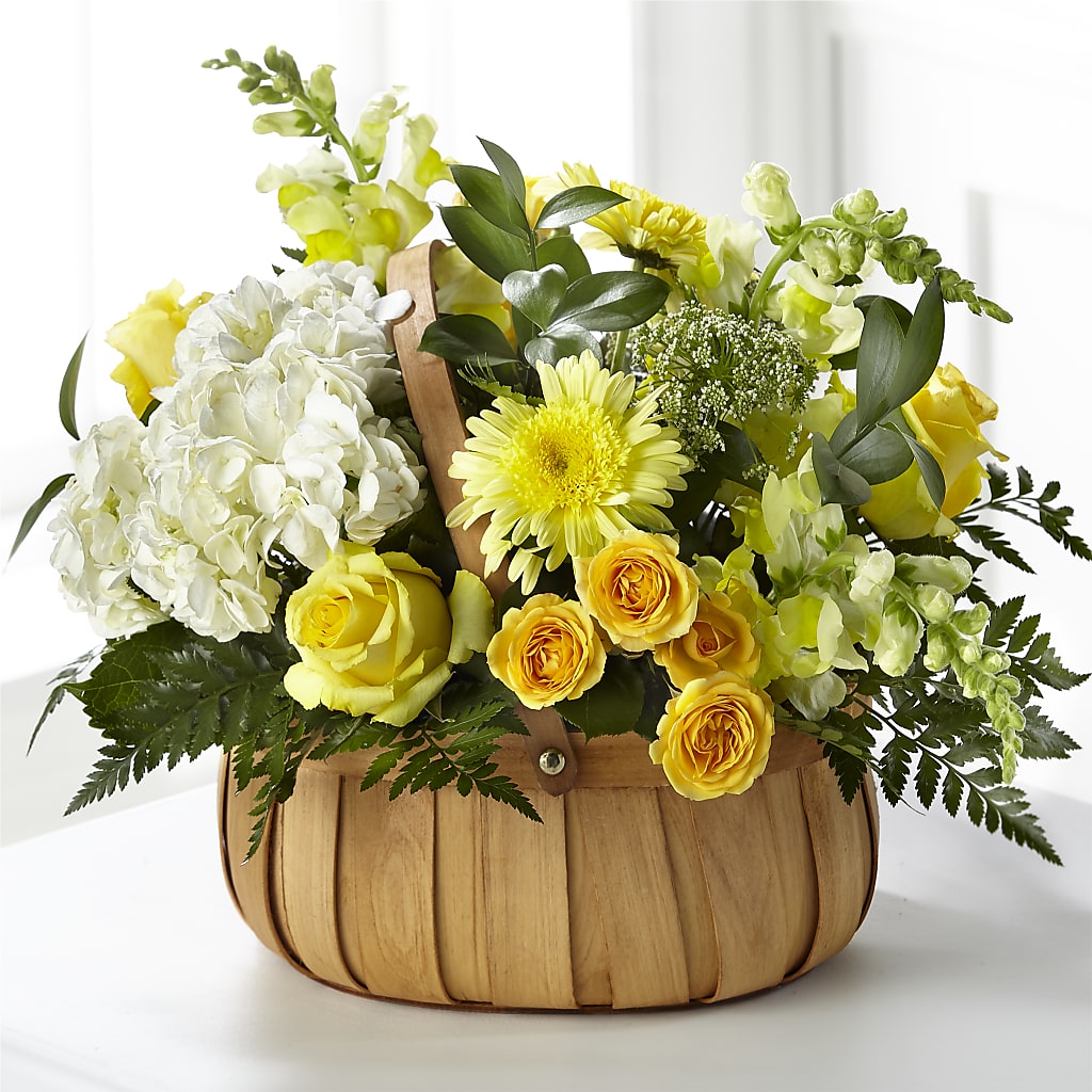 Rustic Remembrance Basket – Precious Flowers And Gifts, Ceres CA