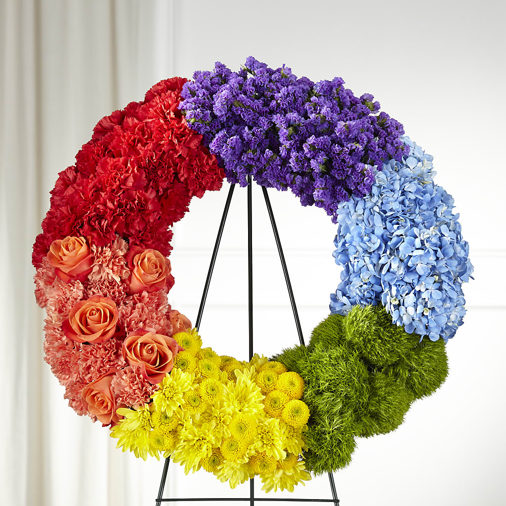 Circle of Love Wreath – Precious Flowers And Gifts, Ceres CA