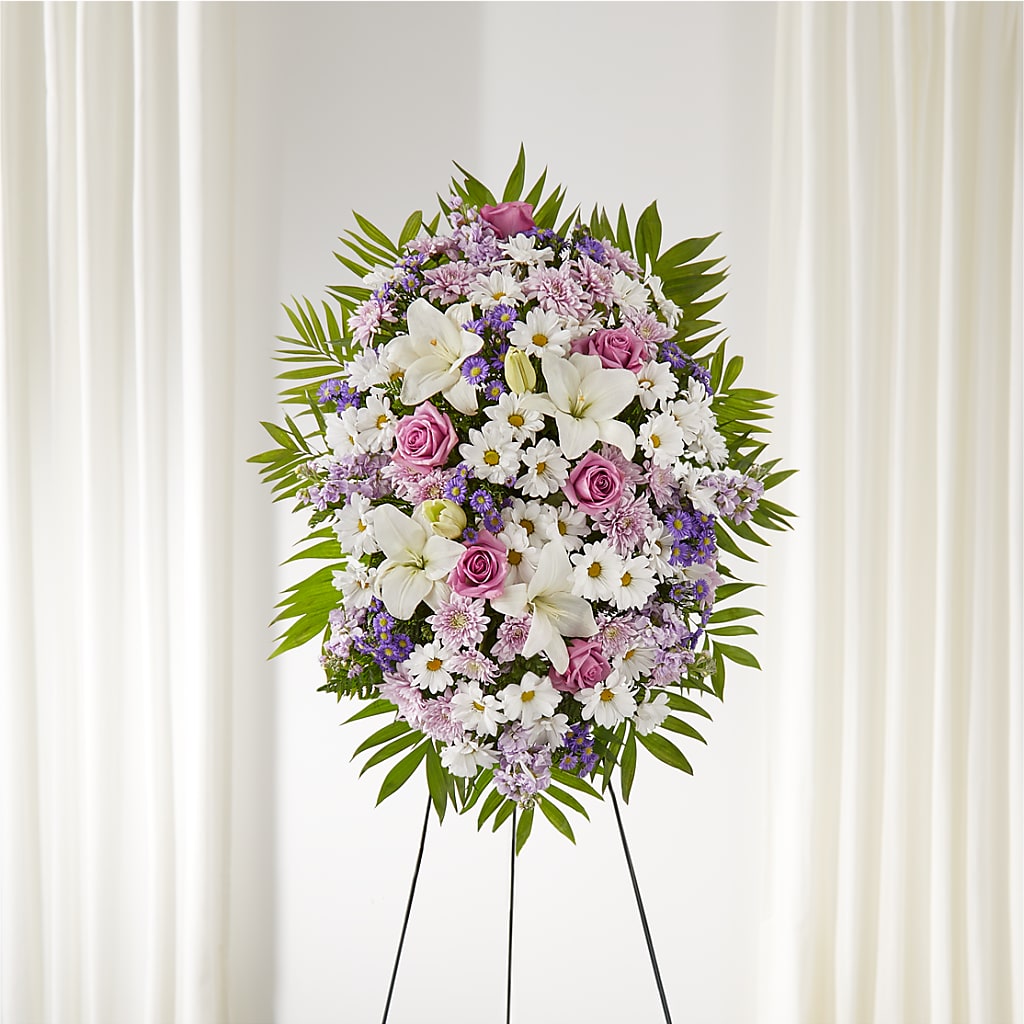Surrounded by Love Standing Spray – Precious Flowers And Gifts, Ceres CA