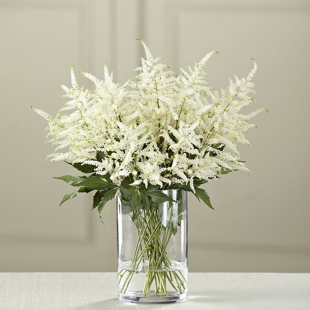 White Astilbe Bouquet – Precious Flowers And Gifts, Ceres CA