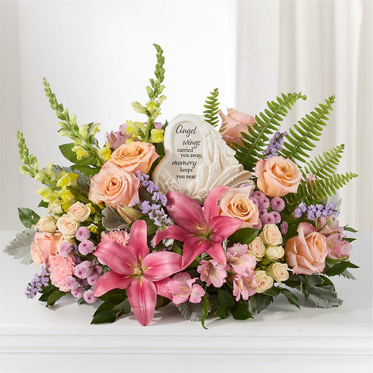 Gentle Light Arrangement –  Precious Flowers And Gifts, Ceres CA