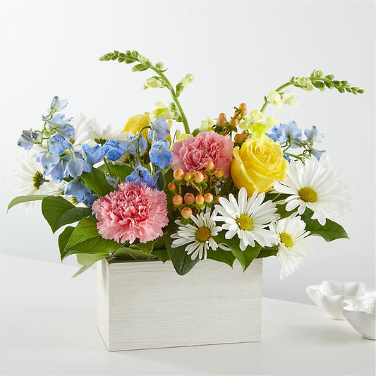 Sun Salutation Box Bouquet –  Precious Flowers And Gifts, Ceres CA