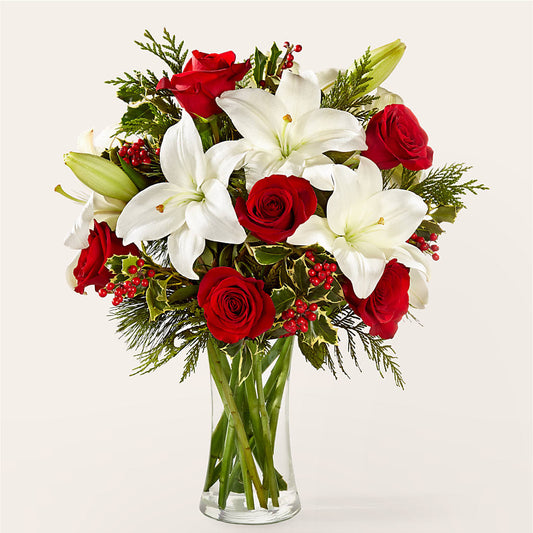 Sparkling Snowflakes Bouquet –  Precious Flowers And Gifts, Ceres CA