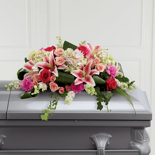 Splendid Grace Casket Spray –  Precious Flowers And Gifts, Ceres CA