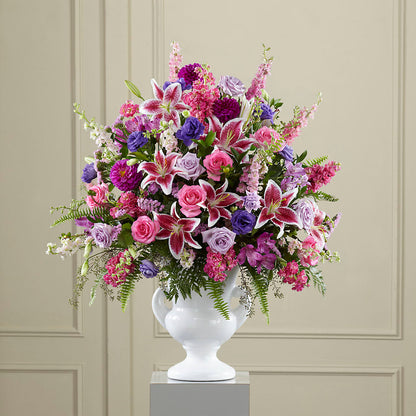 Peaceful Tribute Arrangement –  Precious Flowers And Gifts, Ceres CA