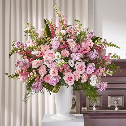 Divine Comfort Arrangement –  Precious Flowers And Gifts, Ceres CA