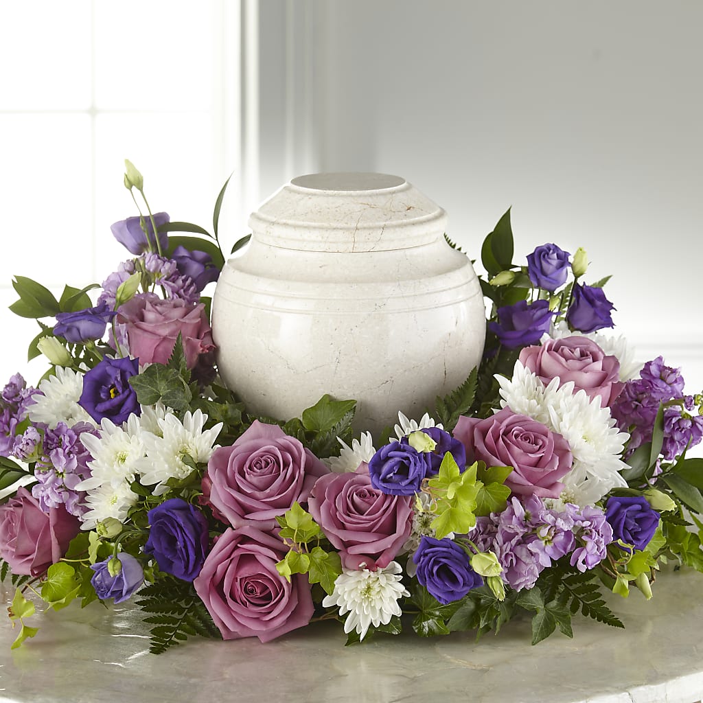 Blooming Sympathy Cremation Adornment –  Precious Flowers And Gifts, Ceres CA