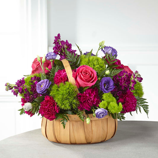 Serene Sanctuary Basket –  Precious Flowers And Gifts, Ceres CA