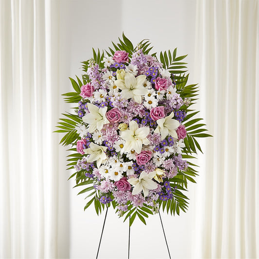 Surrounded by Love Standing Spray –  Precious Flowers And Gifts, Ceres CA