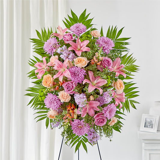 Love & Light Standing Spray –  Precious Flowers And Gifts, Ceres CA