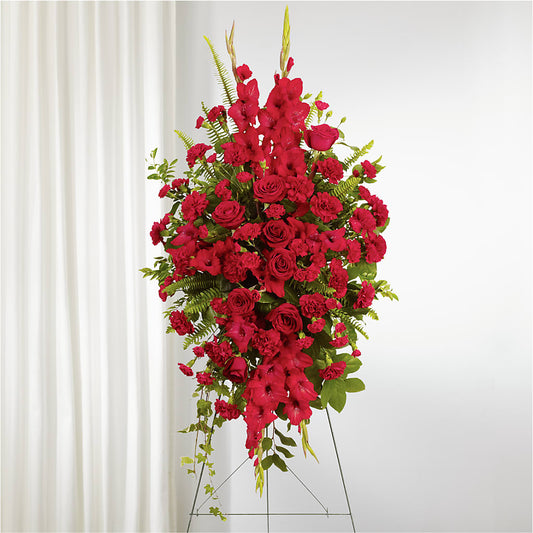 From the Heart Standing Spray –  Precious Flowers And Gifts, Ceres CA