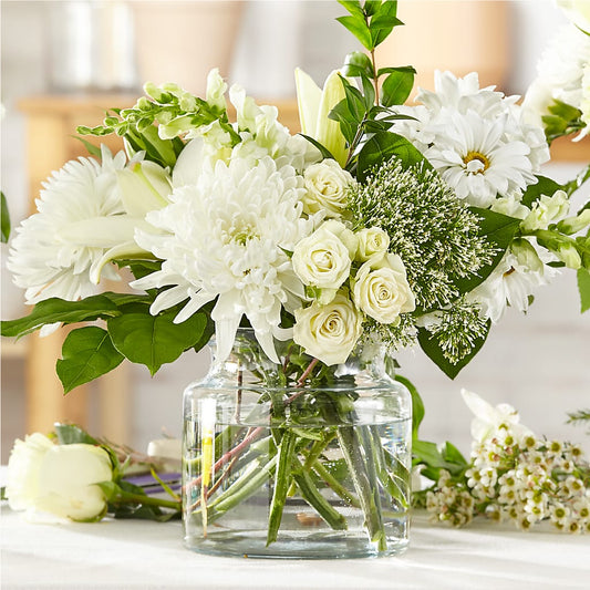 Classic Ivory – A Florist Original –  Precious Flowers And Gifts, Ceres CA