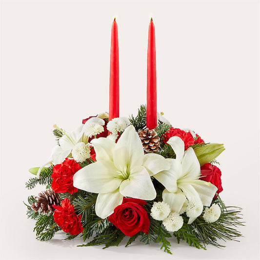 Seasonal Festivities Centerpiece –  Precious Flowers And Gifts, Ceres CA