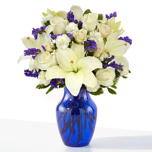 Sapphire Rush Bouquet –  Precious Flowers And Gifts, Ceres CA