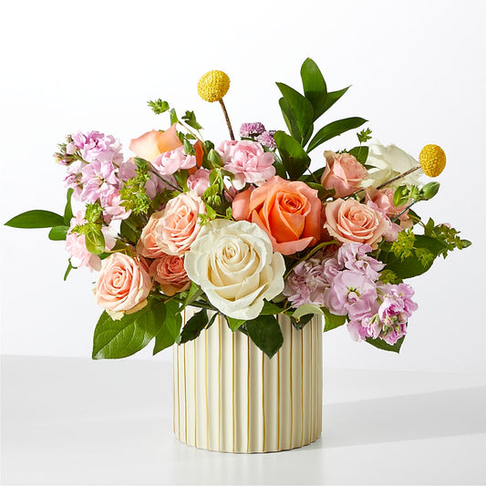 French Market Bouquet with Ivory Vase –  Precious Flowers And Gifts, Ceres CA