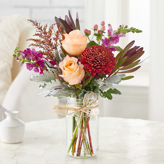Moody Hues Bouquet –  Precious Flowers And Gifts, Ceres CA